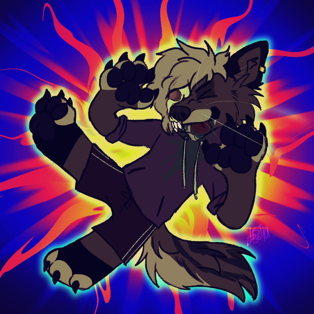 Doodle style for Boris.Vince